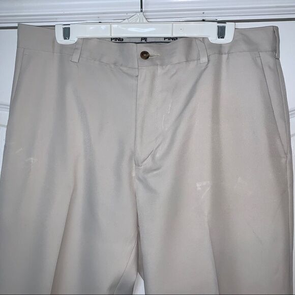 Ping cream colored golf pants - Picture 2 of 9